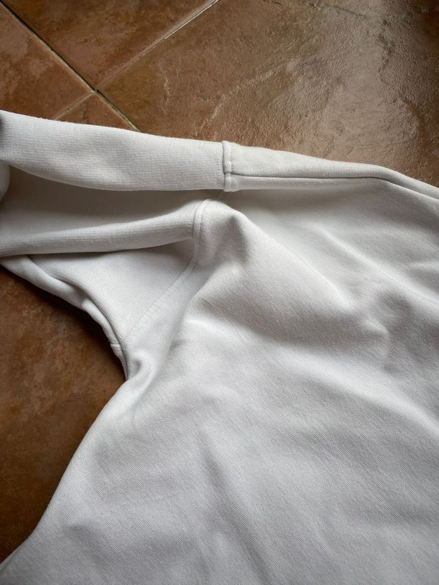 Sudadera Prozis Blanca Cuello Alto