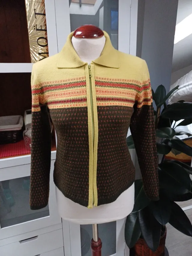 Chaqueta de punto con cremallera