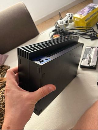 Consola PlayStation 2 Negra + Mandos y HD