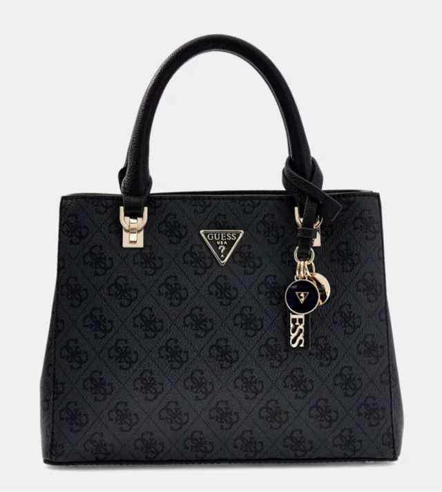 Bolso Guess Negro y Dorado