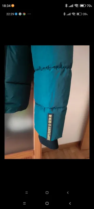 Plumífero Superdry Hombre Verde Oscuro XXL