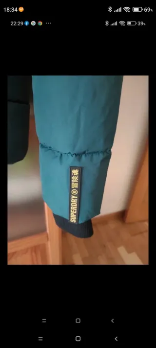 Plumífero Superdry Hombre Verde Oscuro XXL