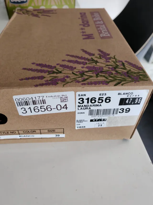 Sandalias nuevas de Novia Boho de esparto Talla 39