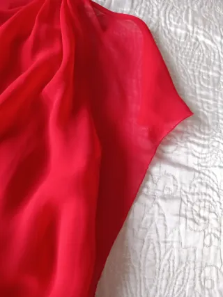 Vestido fiesta rojo talla M