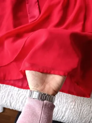 Vestido fiesta rojo talla M