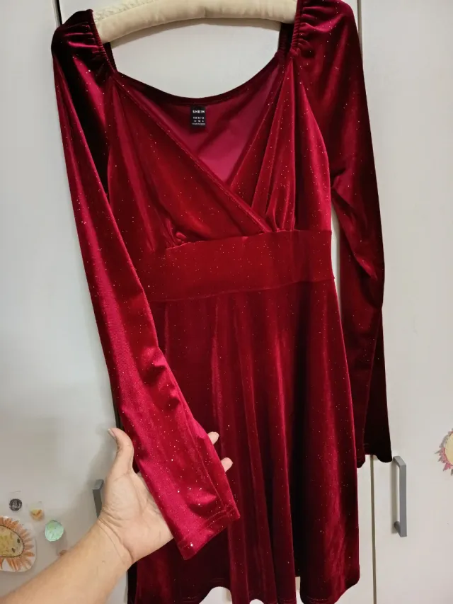 Vestido SHEIN terciopelo brillante M