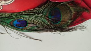 Maschera veneziana originale rossa