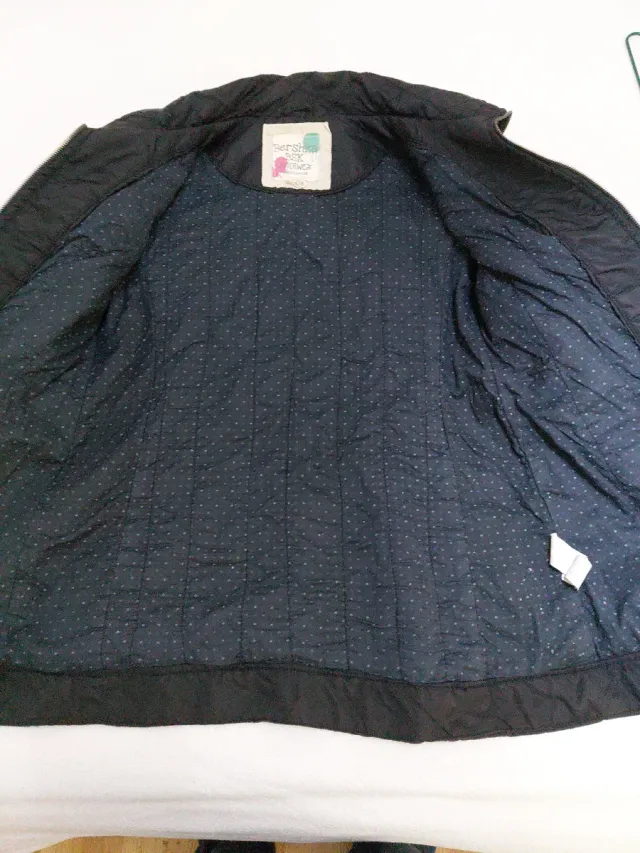 Cazadora Bershka Mujer Negra Talla M