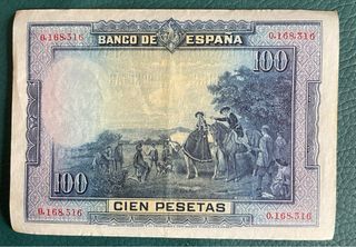 Billete 100 pesetas Banco de España 1928