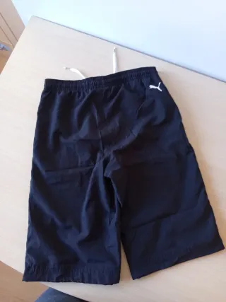 Pantalón corto niño Puma negro