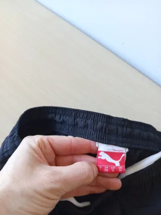 Pantalón corto niño Puma negro