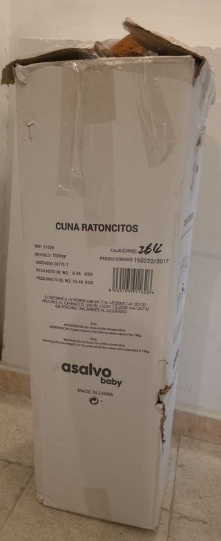 Cuna de viaje Asalvo