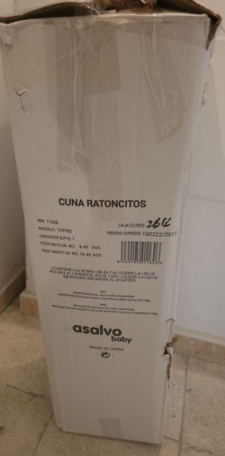 Cuna de viaje Asalvo