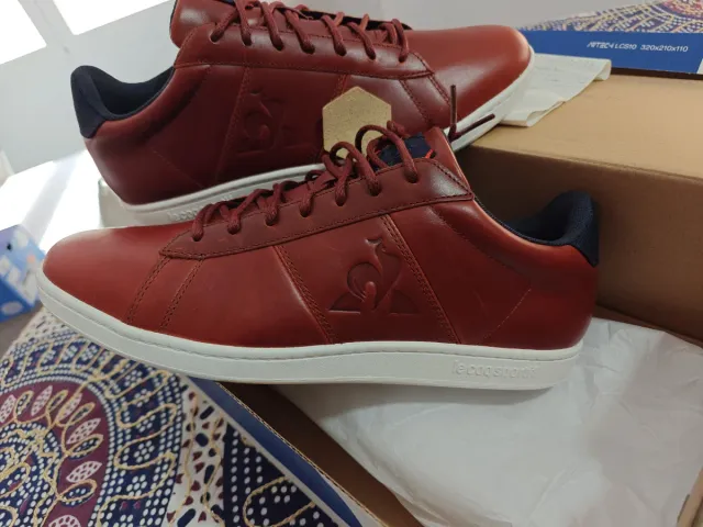 Zapatillas Le Coq Sportif marrón