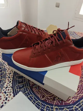 Zapatillas Le Coq Sportif marrón