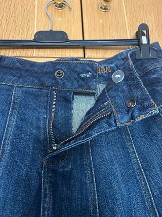 Falda vaquera Blanco – estilo vintage (talla 38)