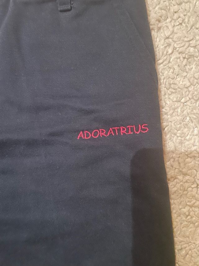 Pantalón corto azul 6-8 años oscuro ADORATRIUS