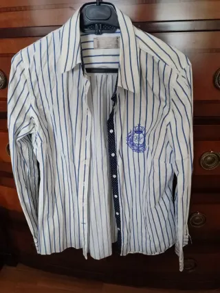 Camisa Rayas Mujer Manga Larga