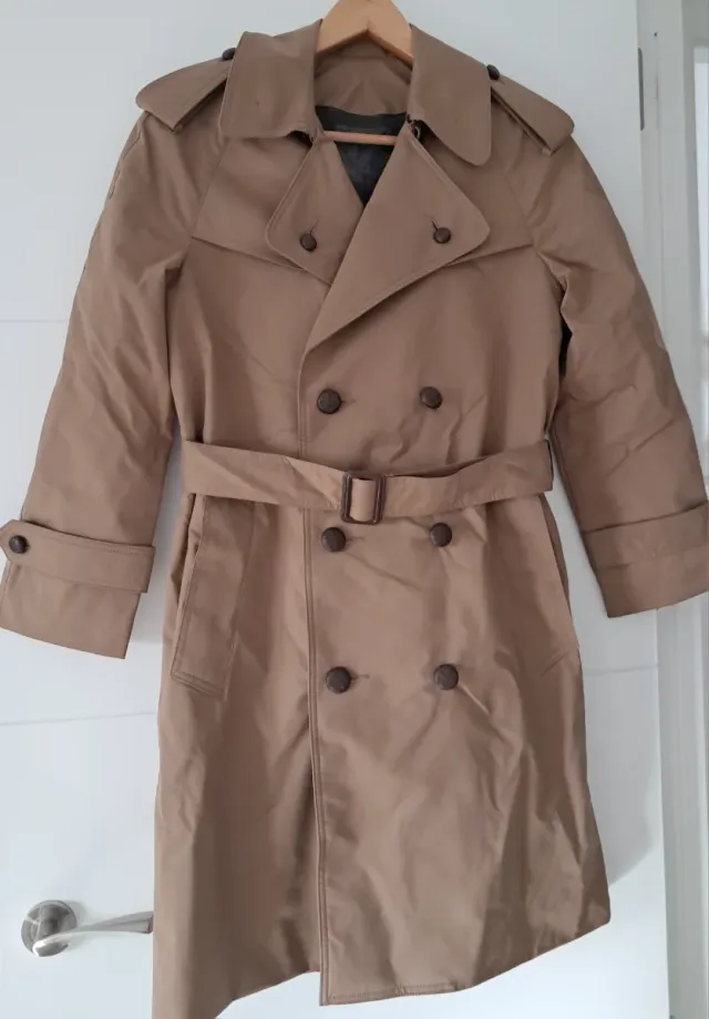 Gabardina Beige Clásica Militar FECSA