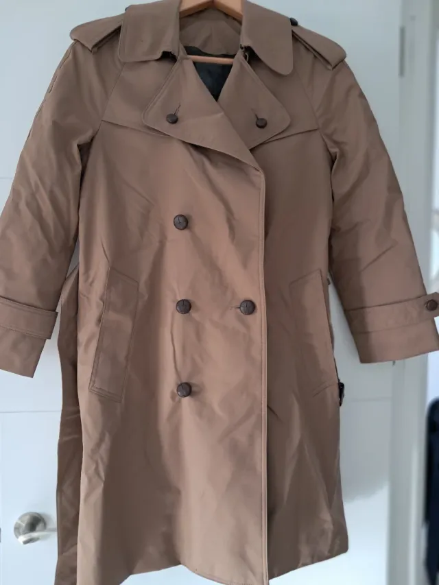 Gabardina Beige Clásica Militar FECSA
