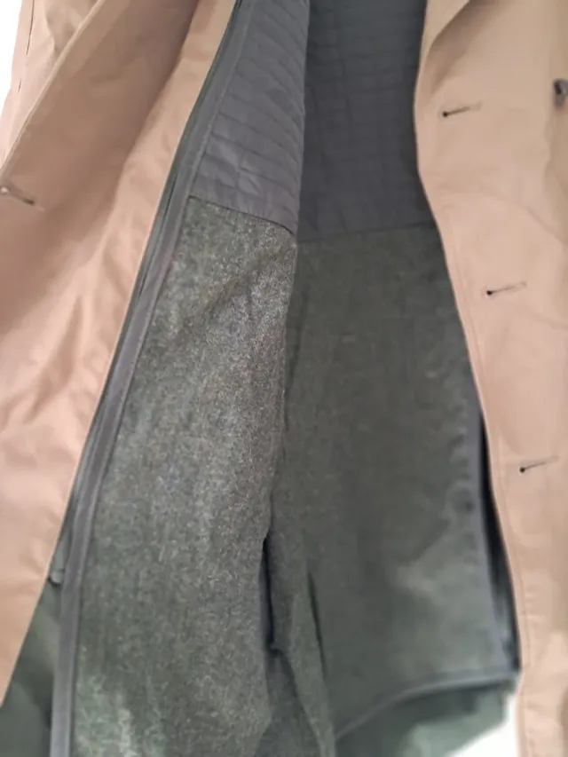 Gabardina Beige Clásica Militar FECSA