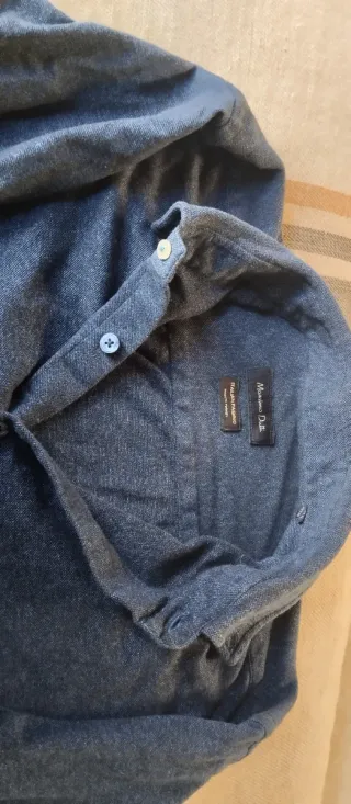 Camisa Massimo Dutti Azul Talla L