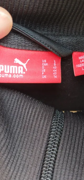 Chaqueta Puma Talla L Negra