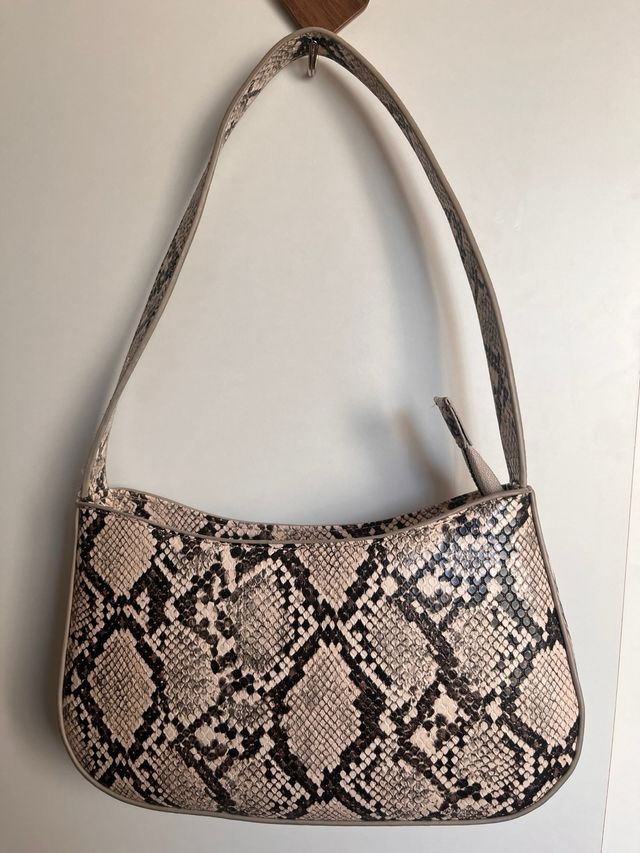Bolso estampado piel de serpiente