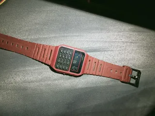 Reloj Casio Calculadora Rojo