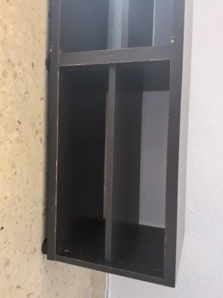 Mueble TV Besta Ikea Negro