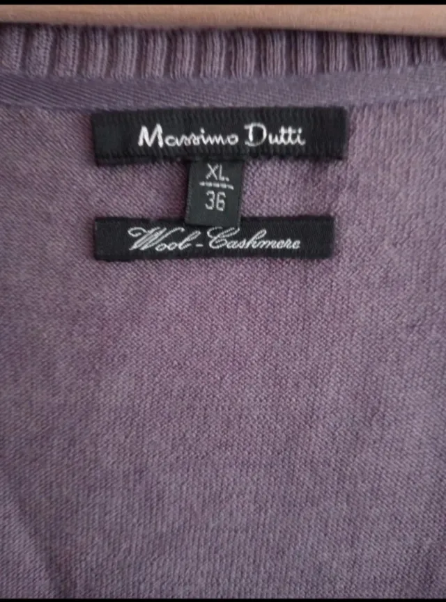 Chaleco Massimo Dutti Gris