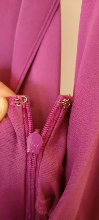 Vestido fiesta El Corte Inglés color buganvilla