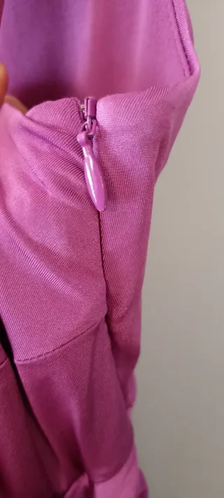 Vestido fiesta El Corte Inglés color buganvilla