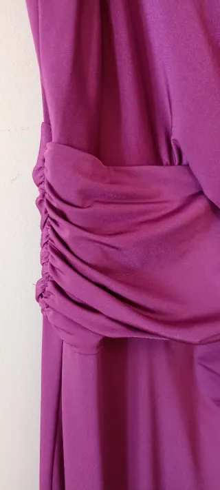 Vestido fiesta El Corte Inglés color buganvilla