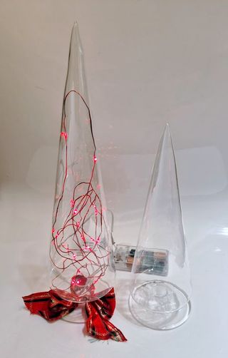 Natale - Alberelli vetro soffiato- 2 pz.