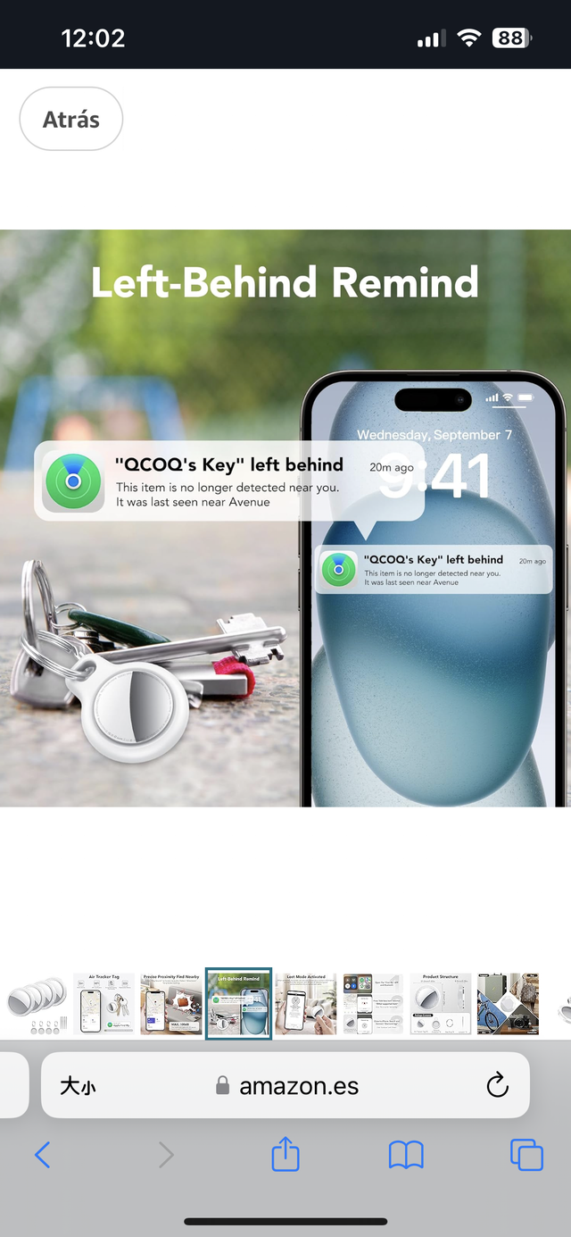 Pack 4 AirTag Negro o blanco