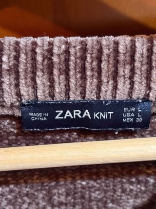 Jersey marrón de manga larga