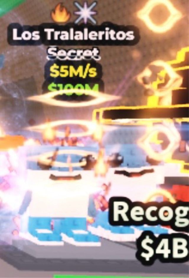Roblox Los Tralaleritos Secret $5M/s