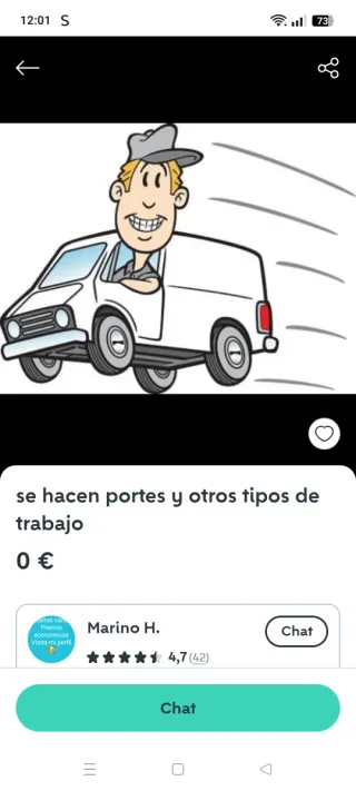 Se hacen portes,desescombros etc...