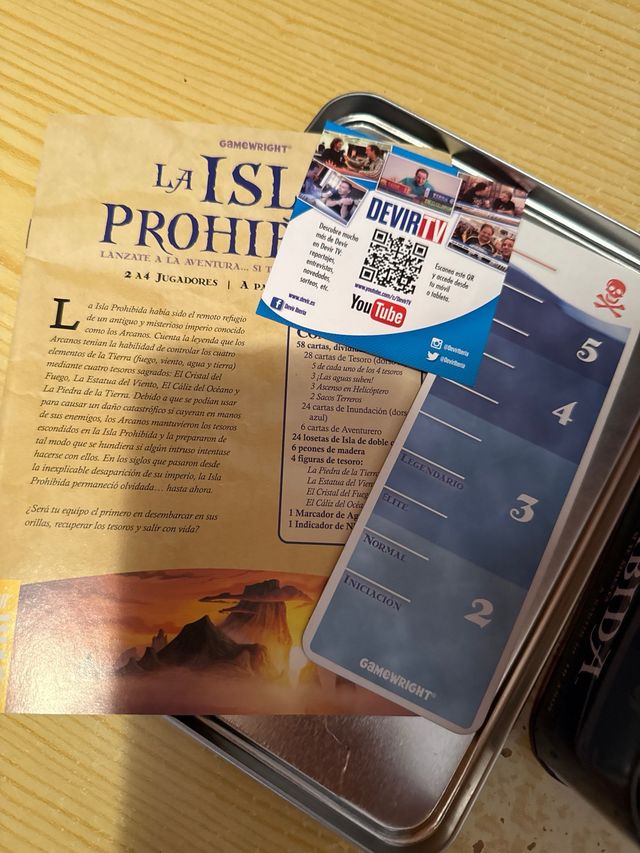 La Isla Prohibida Juego de Mesa