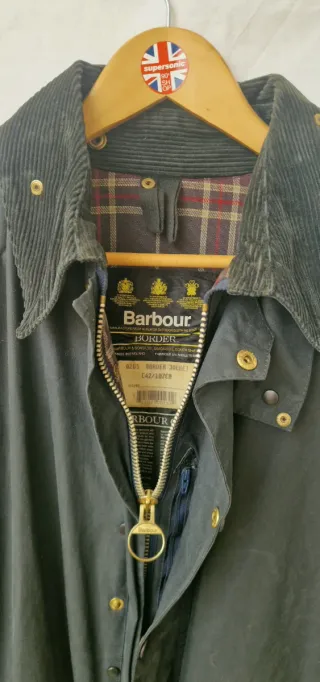Barbour Border c42 vintage anni '90