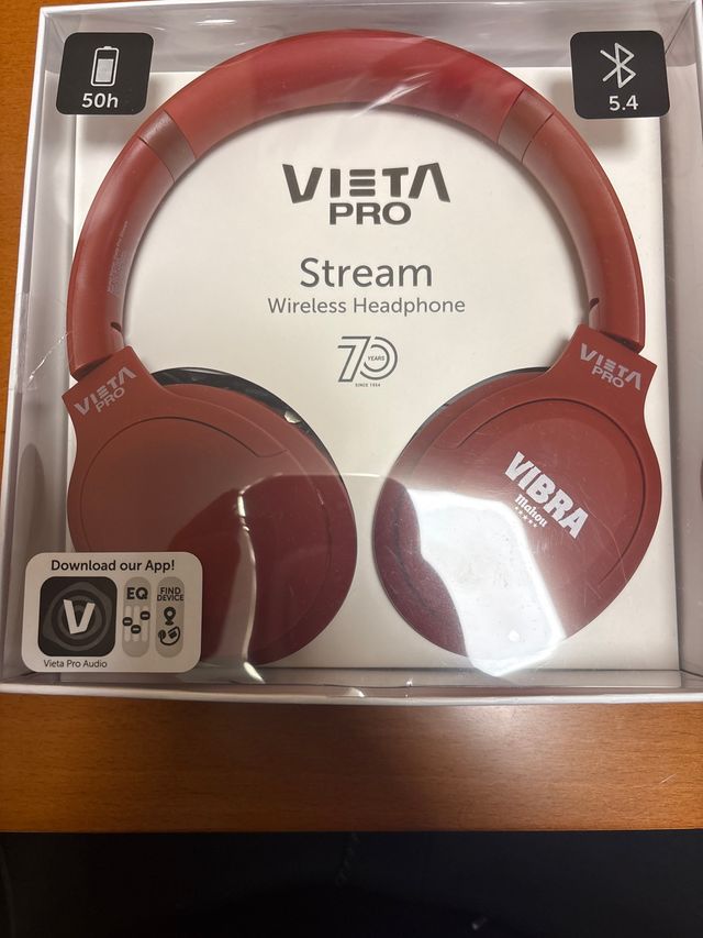 Auriculares Vieta Pro Stream Rojos