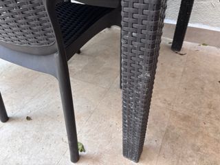 Mesa y 4 Sillas Exterior