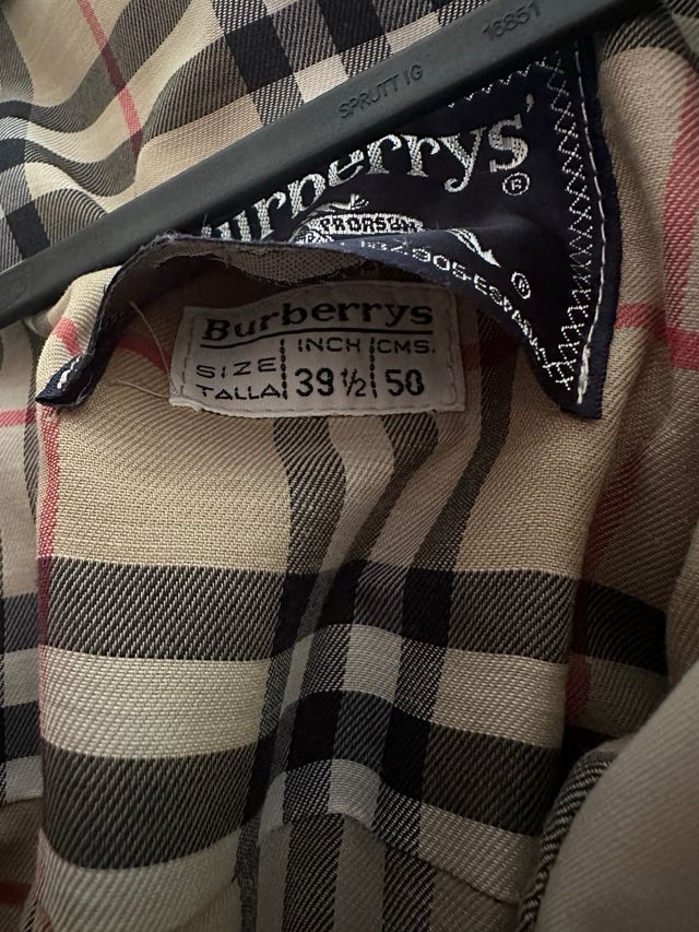 Chaqueta Burberrys Vintage Beige Clásica