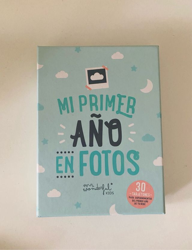Caja Tarjetas Mi Primer Año Mr Wonderful