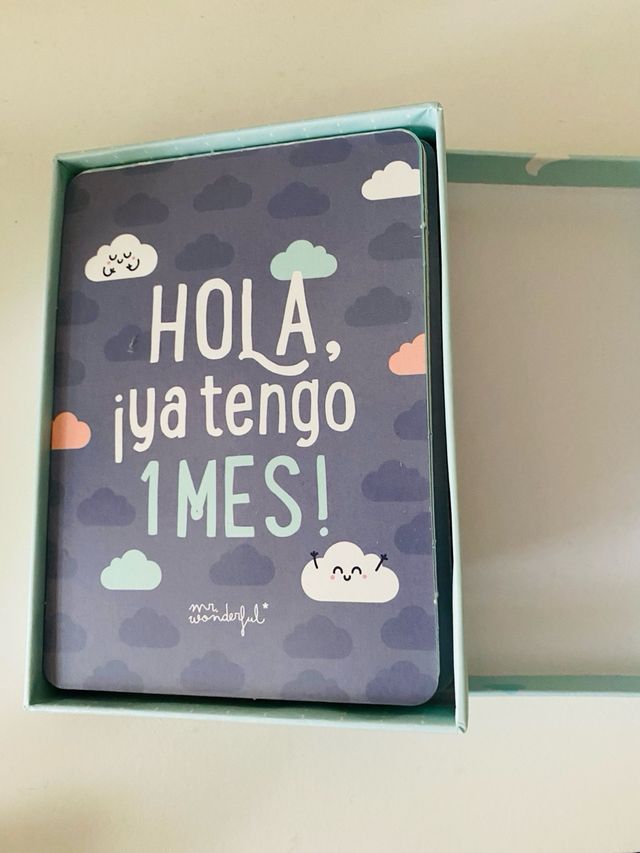 Caja Tarjetas Mi Primer Año Mr Wonderful