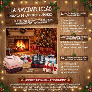 Pijama Mujer/Hombre/Niño/Niña