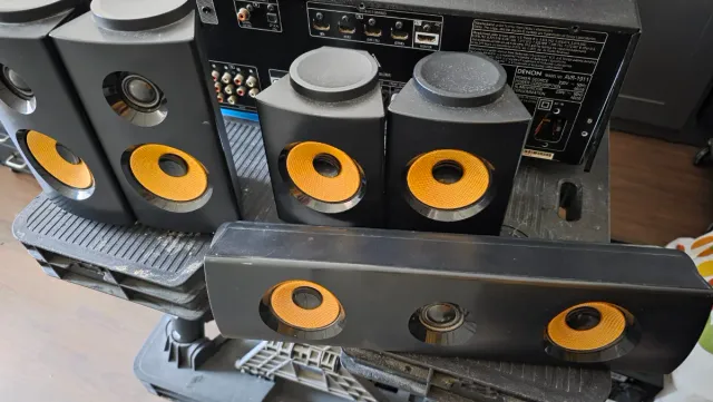 Altavoces Home Cinema LG Negro/Naranja