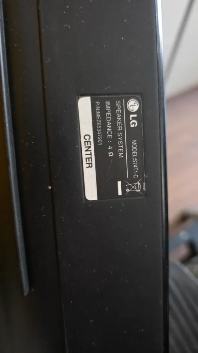 Altavoces Home Cinema LG Negro/Naranja