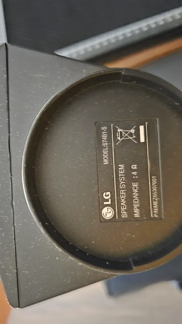 Altavoces Home Cinema LG Negro/Naranja